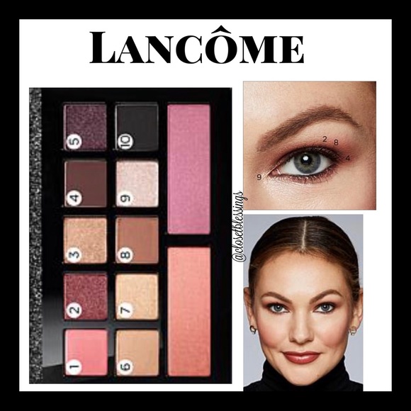 lancome eyeshadow and blush palette